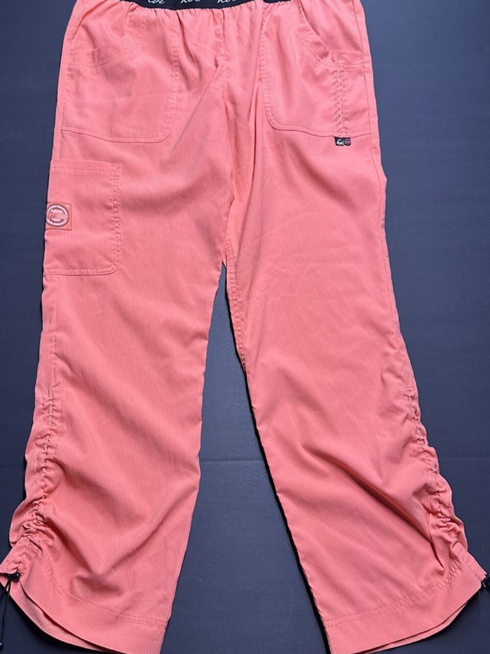 Koi Lite Spirit Coral Scrub Pants Medium Petite MP EUC